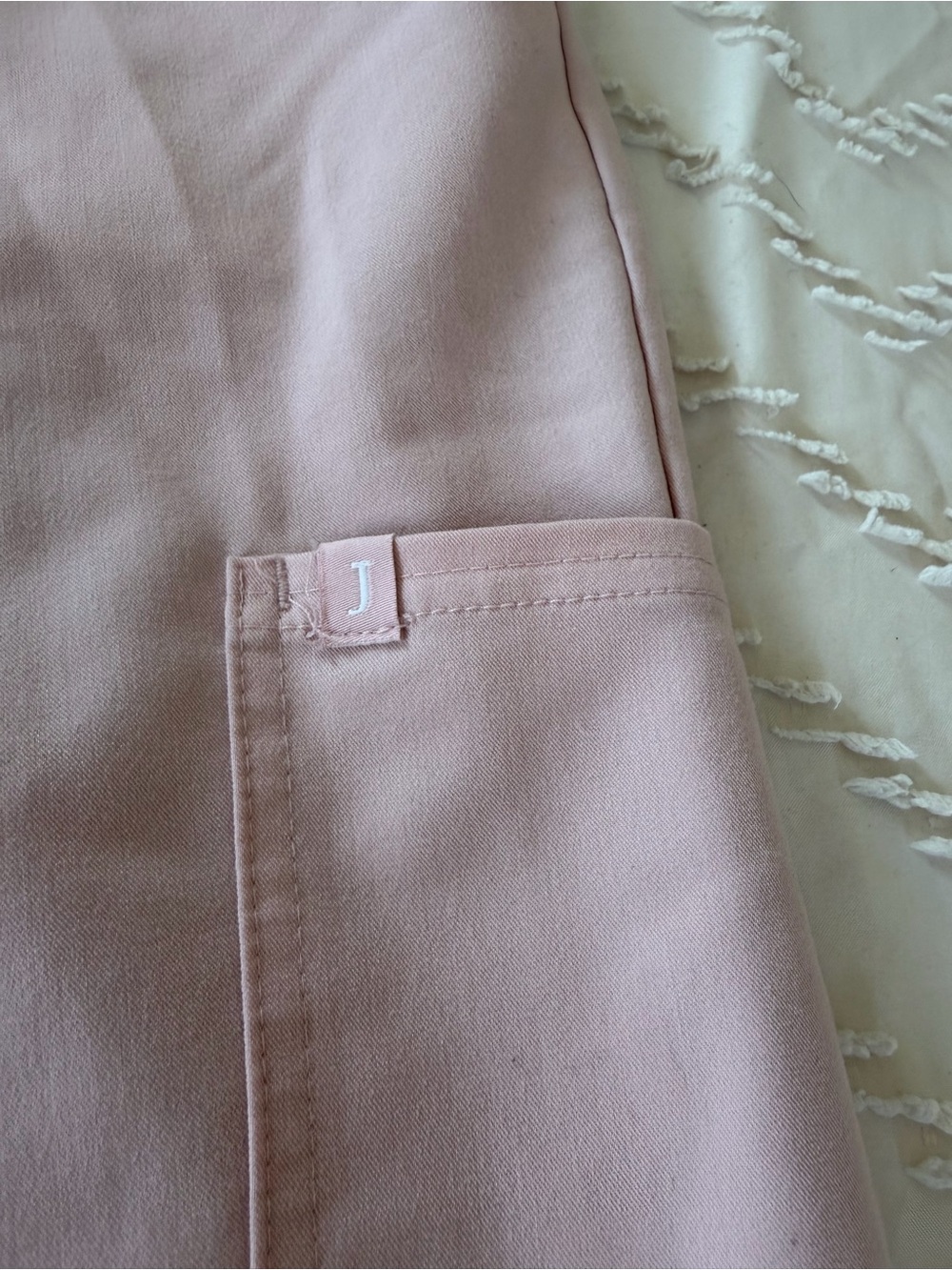Jaanuu Light Pink Women's Jogger Scrubs - Picture 2 of 9